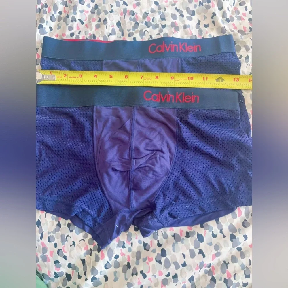 Calvin Klein Men's‎ breathable mesh boxer briefs 2 pack size L slim fit new